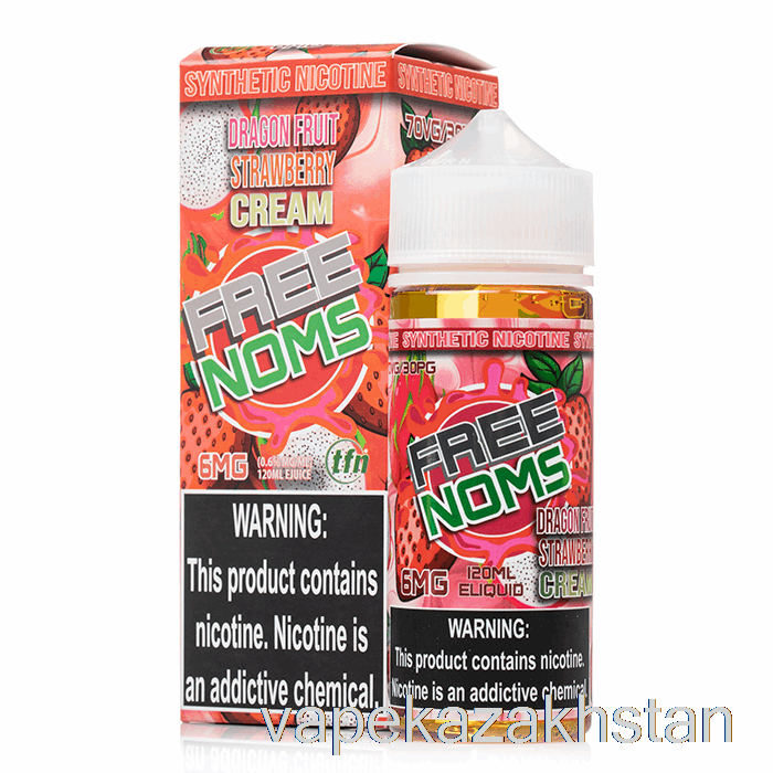 Vape Kazakhstan Dragon Fruit Strawberry Cream - Nomenon - 120mL 0mg